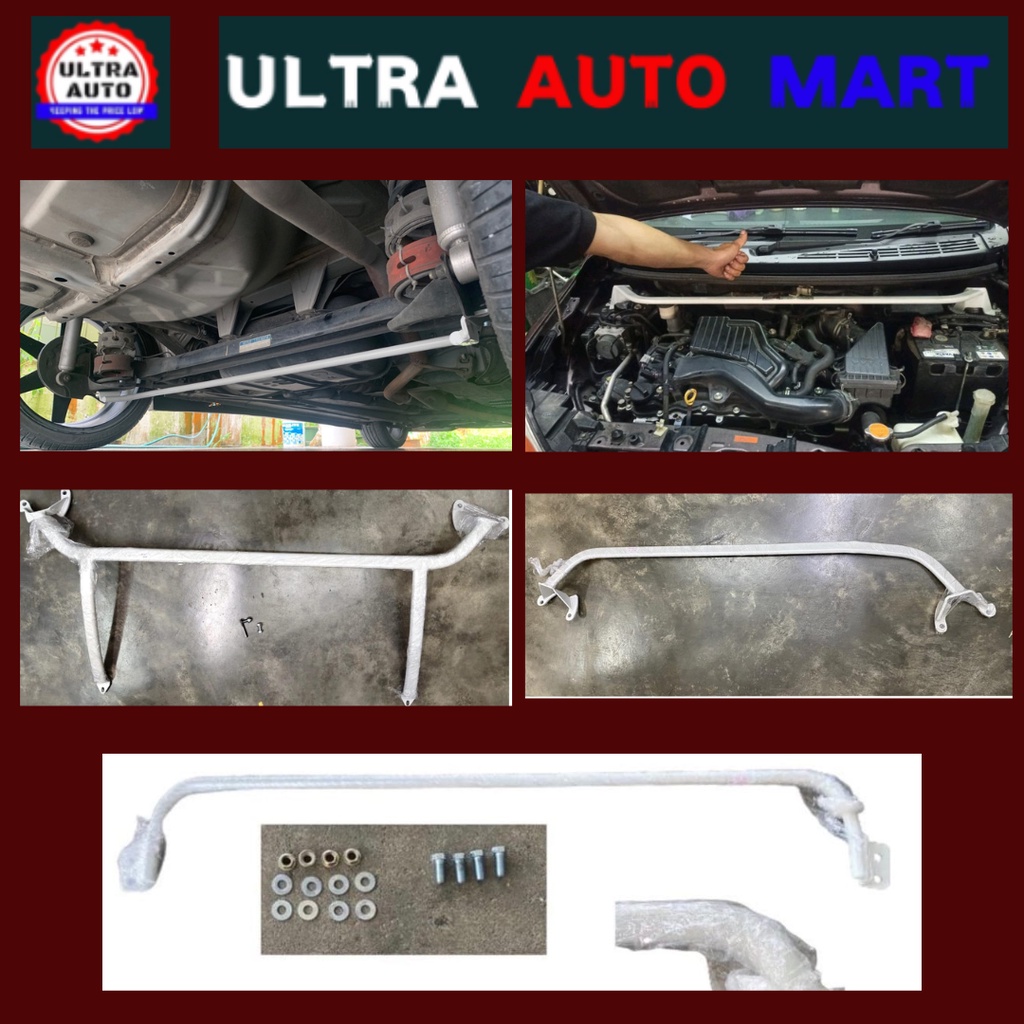 SAFETY BAR PERODUA BEZZA 2014 2023 RACING BAR REAR ANTI ROLL BAR