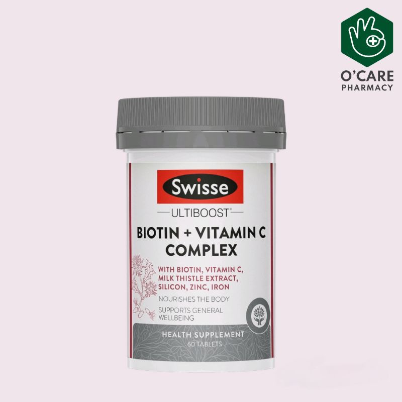 Swisse Ultiboost Biotin + Vitamin C Complex (60 Tab) | Shopee Malaysia