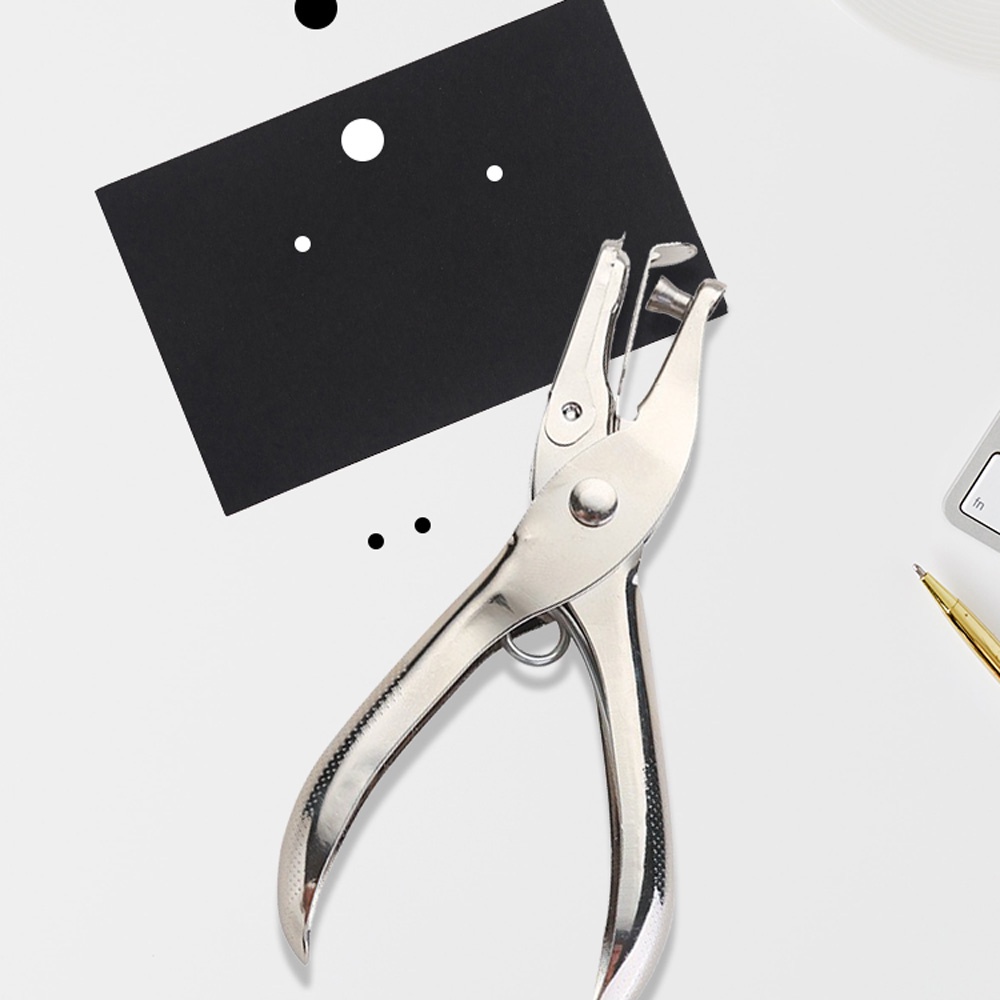 3mm 6mm Pore Diameter Metal Single Hole Puncher Jewelry Tools DIY