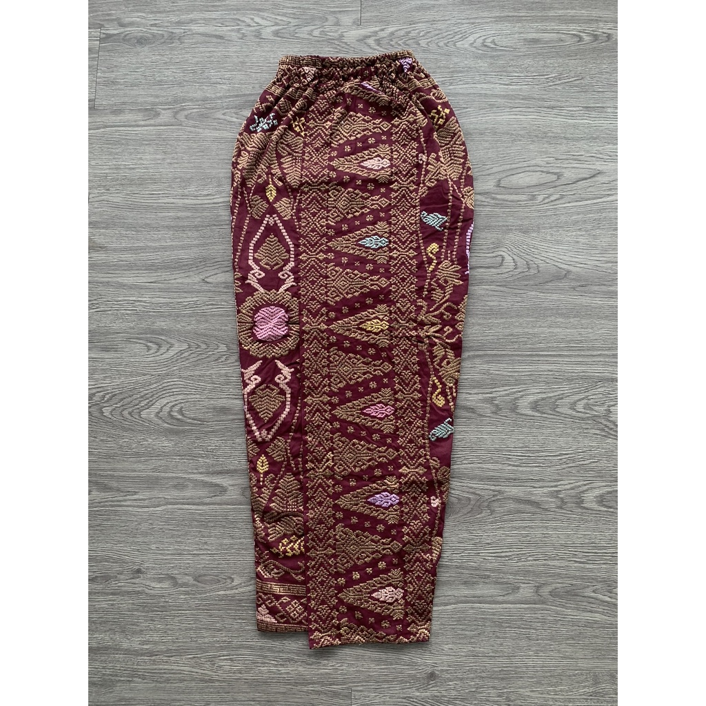 Kamen premium Gold Embroidered songket Skirt Becomes Subordinate To ...