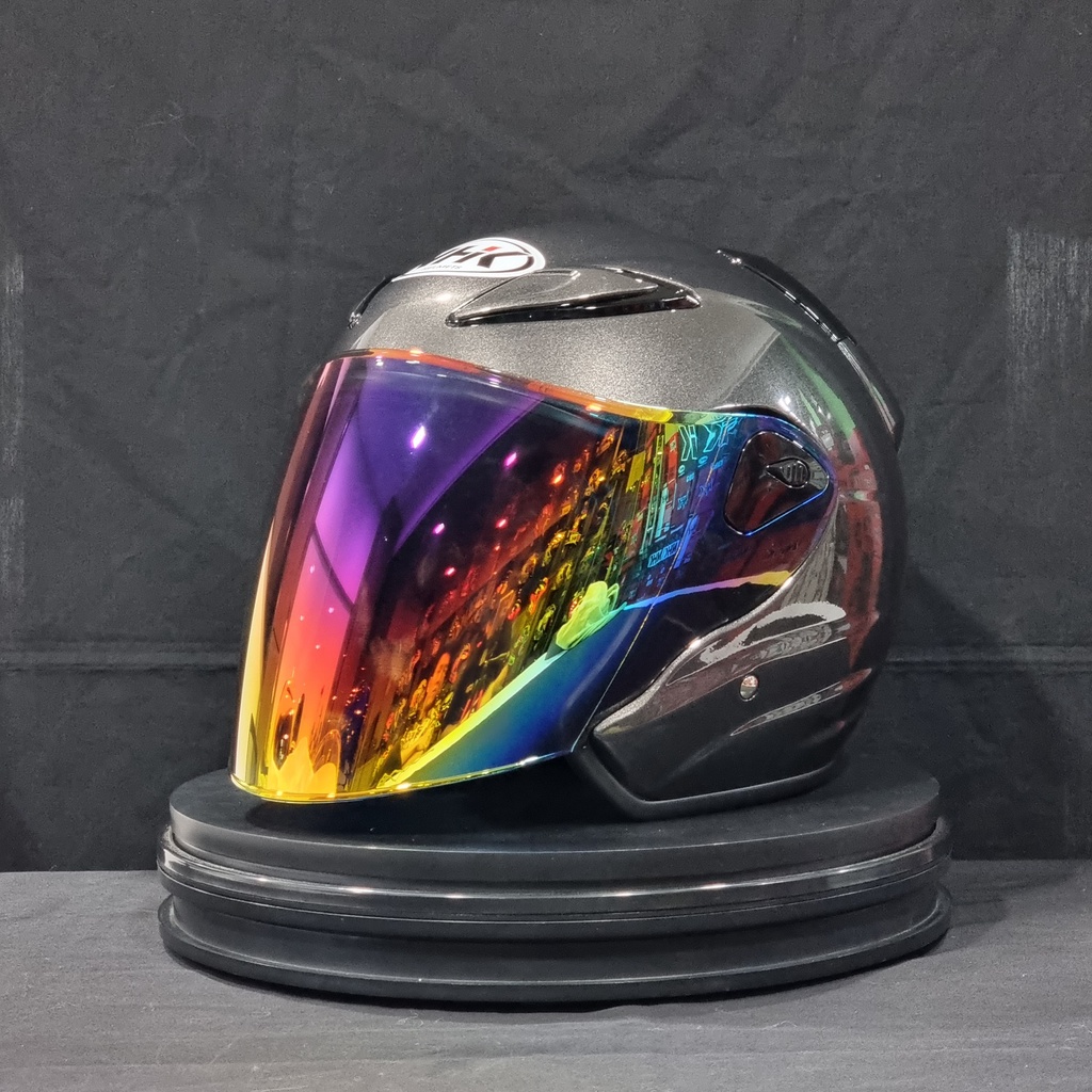NHK Helmet R6 v2 Solid (Sparkle Grey Glossy) | Shopee Malaysia