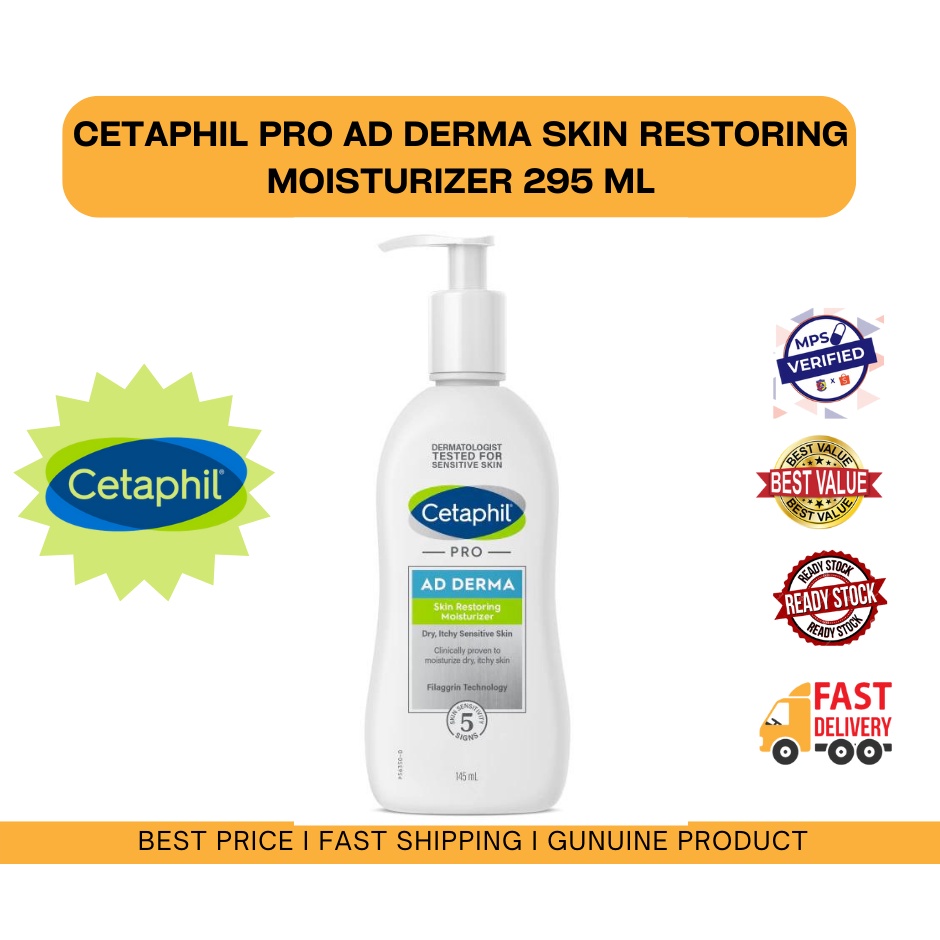 Cetaphil Pro AD Derma Skin Restoring Moisturizer 295ml | Shopee Malaysia