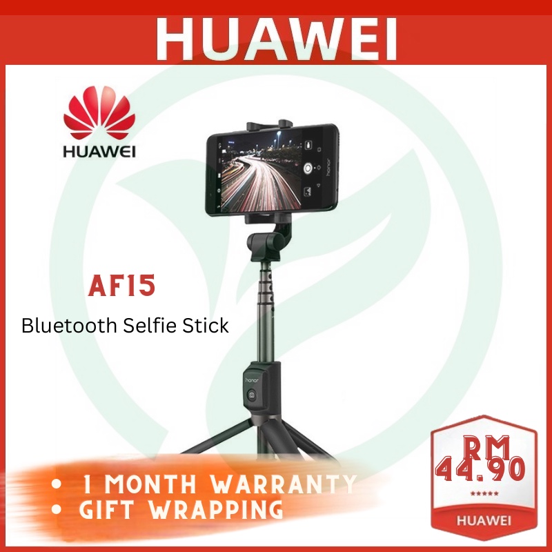 READY STOCKHUAWEI AF15 Bluetooth Selfie Stick Tripod Wireless Control