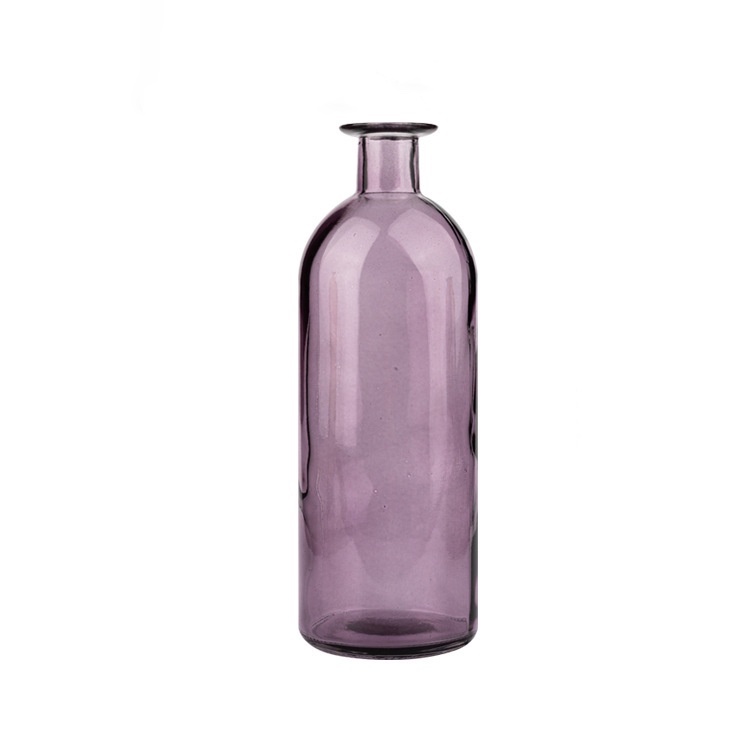 Colourful Clear Nordic Luxury Decorative Glass Flower Vase Small