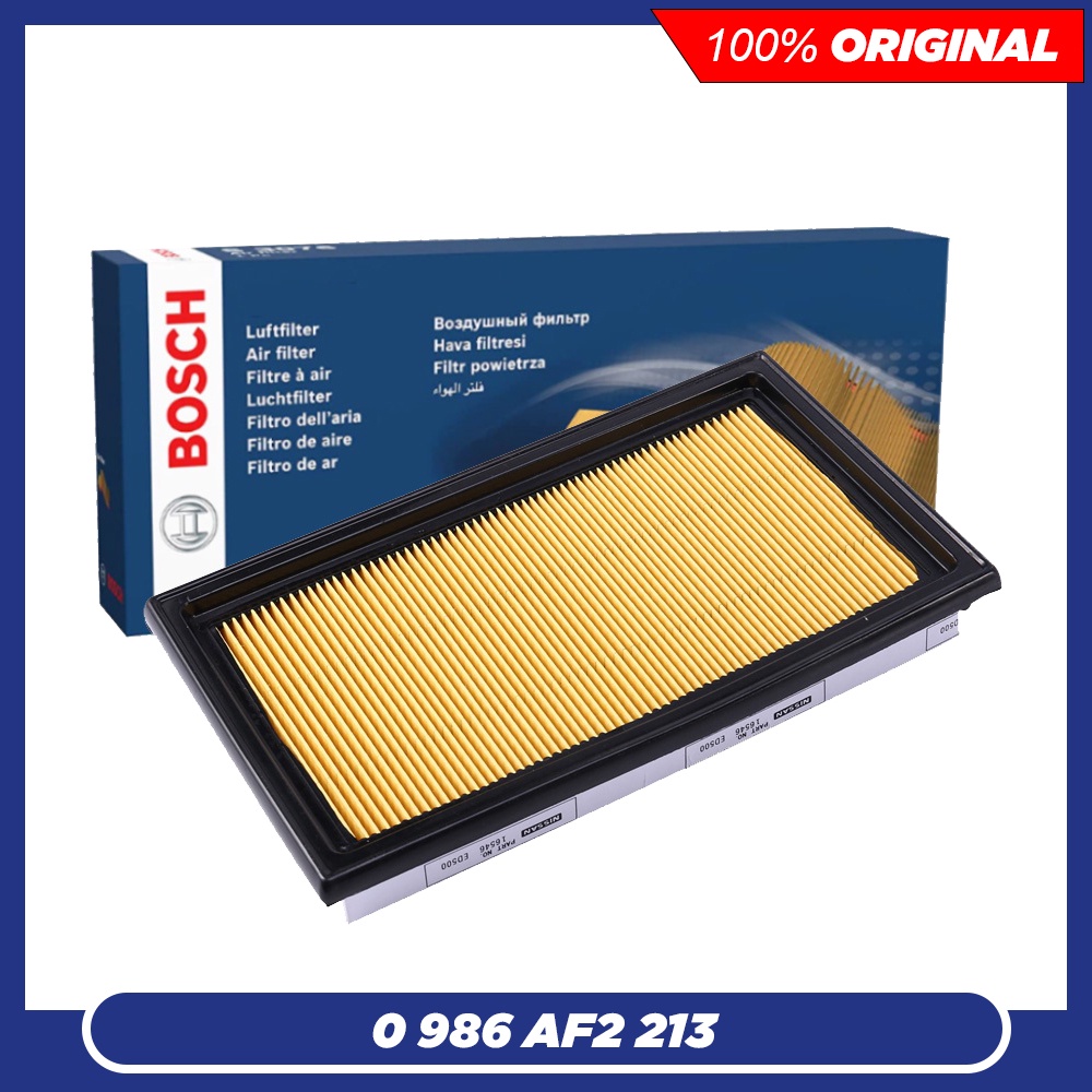 ORIGINAL Bosch Air Filter A2213 - Nissan Almera / Latio / Sylphy