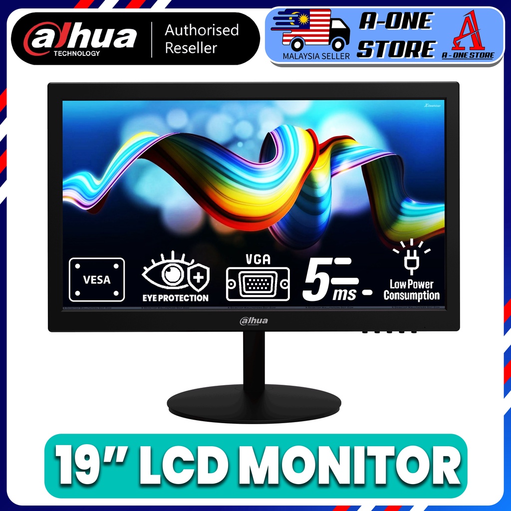 DAHUA LM19-B200 19.5" INDUSTRIAL LEVEL Continuous 24/7 CCTV PC USE FHD ...