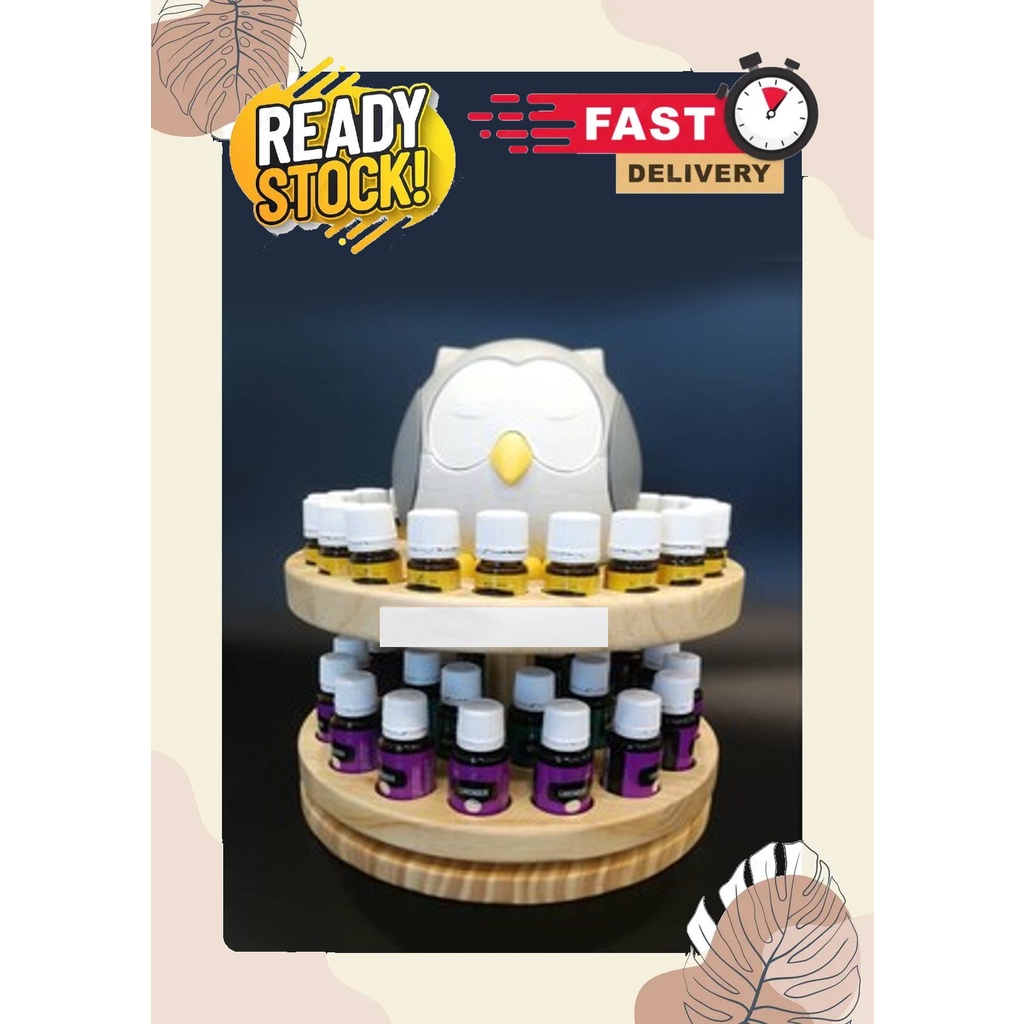 Feather the Owl Young Living Rotating 360° Diffuser Rack/ Display Rack ...