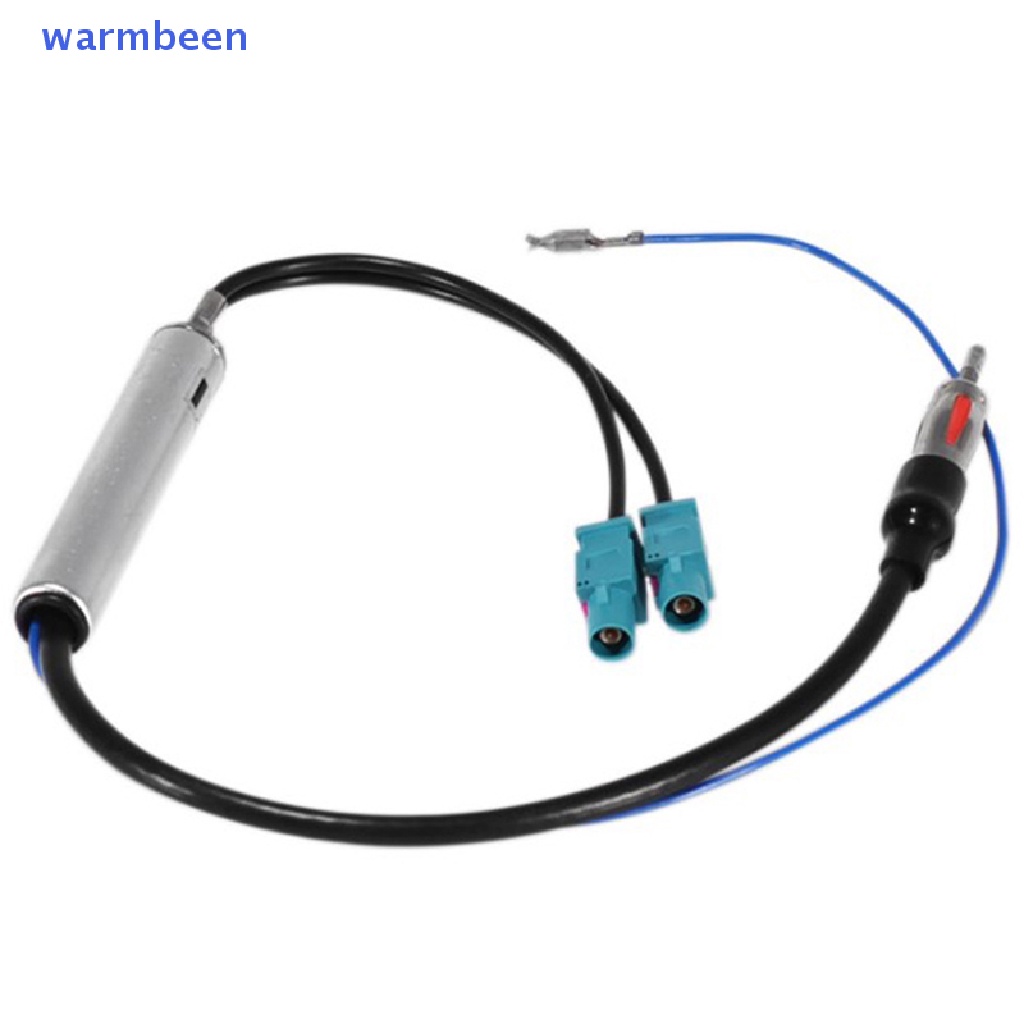 (warmbeen) Car Stereo FM AM Antenna Signal Booster Amplifier Amp Dual