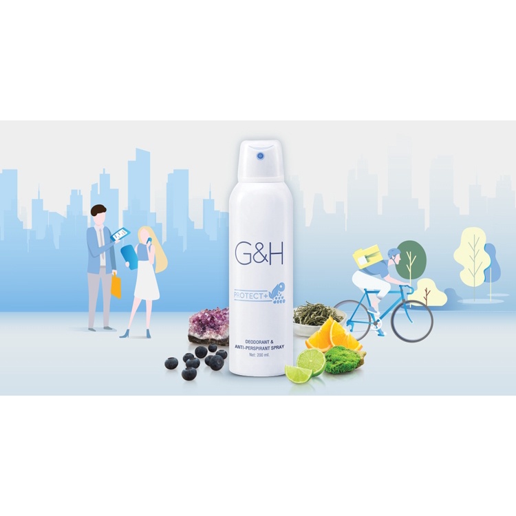 Amway G&H PROTECT+ Deodorant & AntiPerspirant Spray (200ml) Shopee