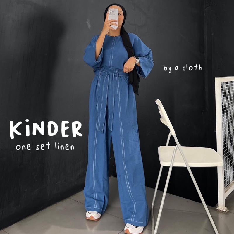 Kinder Linen Set - Women's One Set - Women's Clothes - Women's Blouses ...