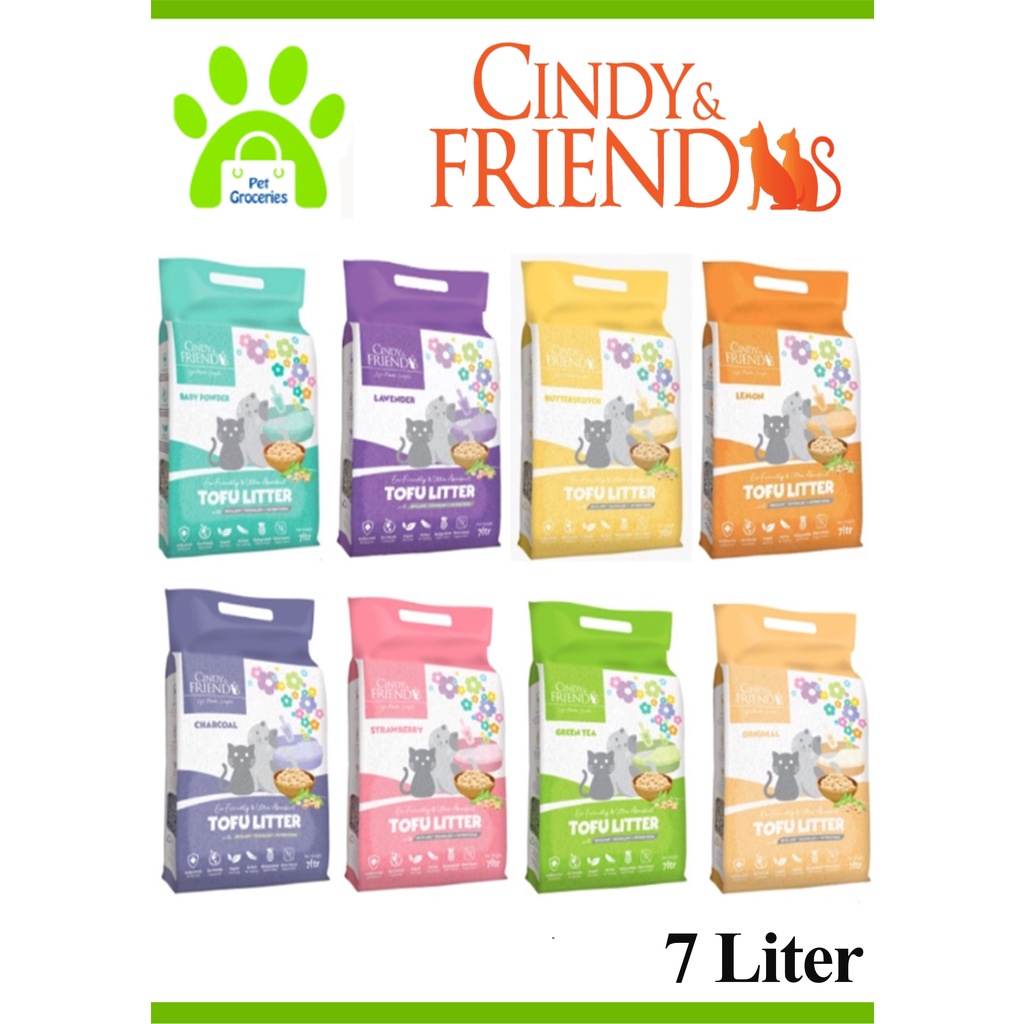 Cindy & Friend Tofu Cat Litter 7 liter Shopee Malaysia