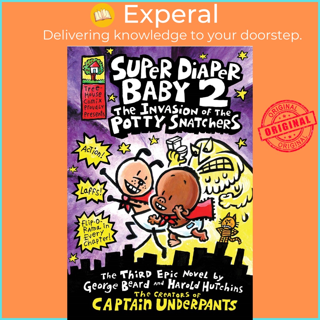 [Buku Bahasa Inggeris] - Super Diaper Baby: #2 Invasion of the Potty ...