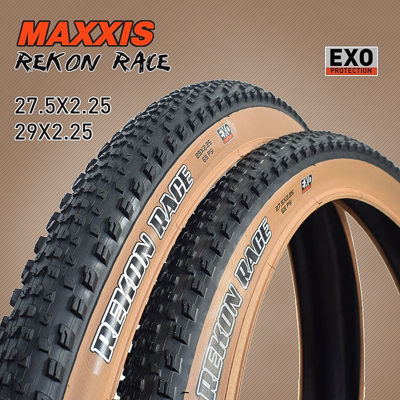 100 Original MAXXIS REKON RACE WIRE BEAD MTB TIRE TANWALL Shopee 