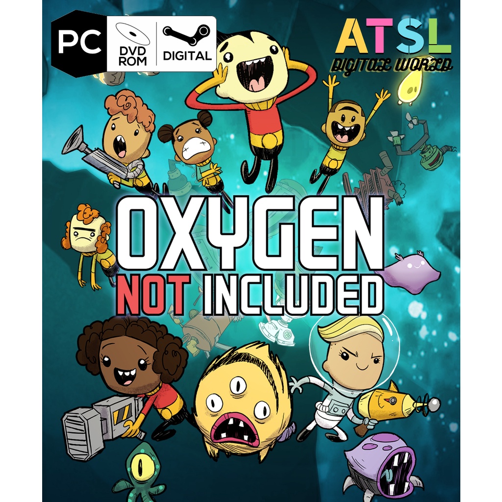 Original PC Game] Oxygen Not Included (v600112 - Hotfix + Spaced Out! DLC)  | Shopee Malaysia