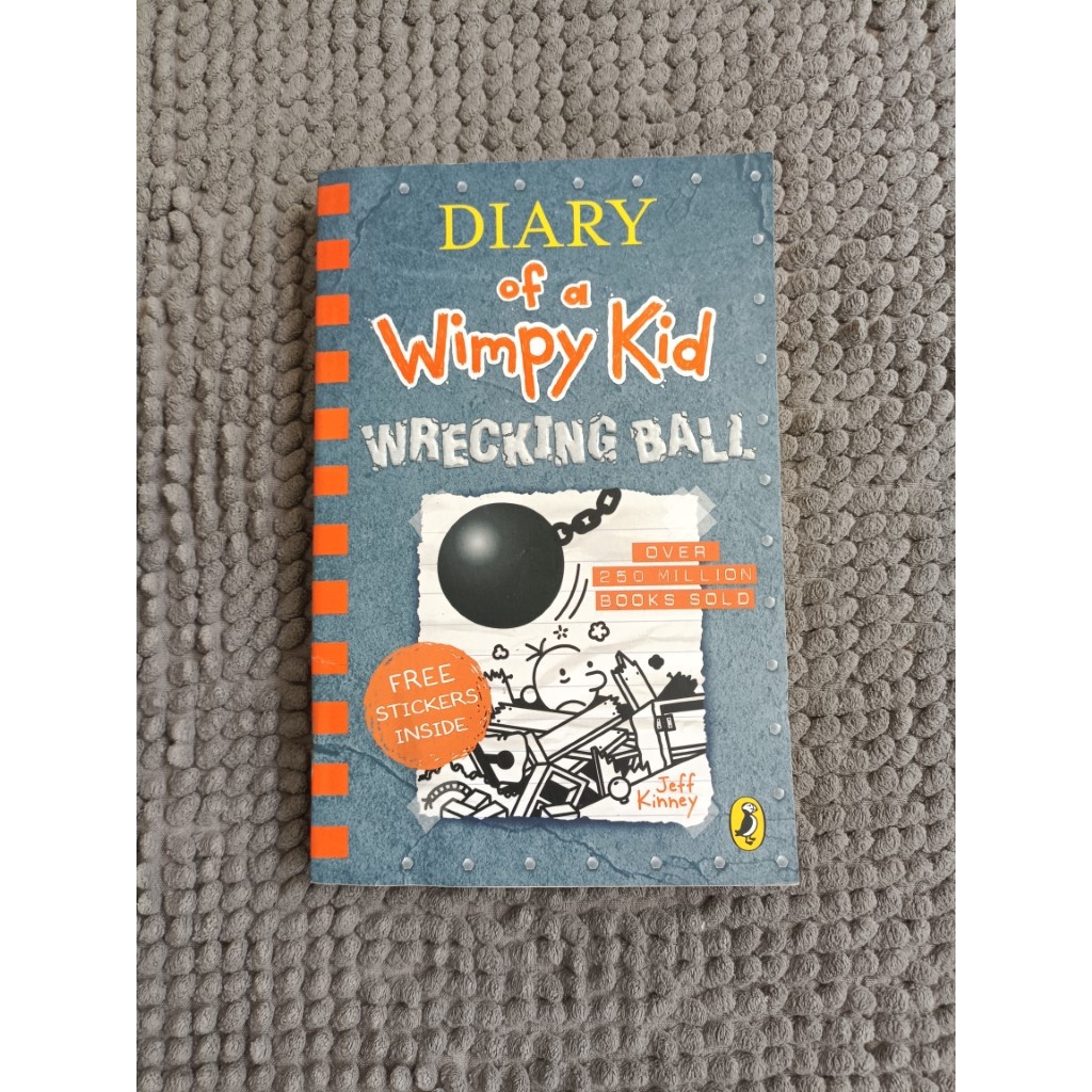 Wrecking Ball (Diary of a Wimpy Kid 14) by Jeff Kinney Shopee Malaysia