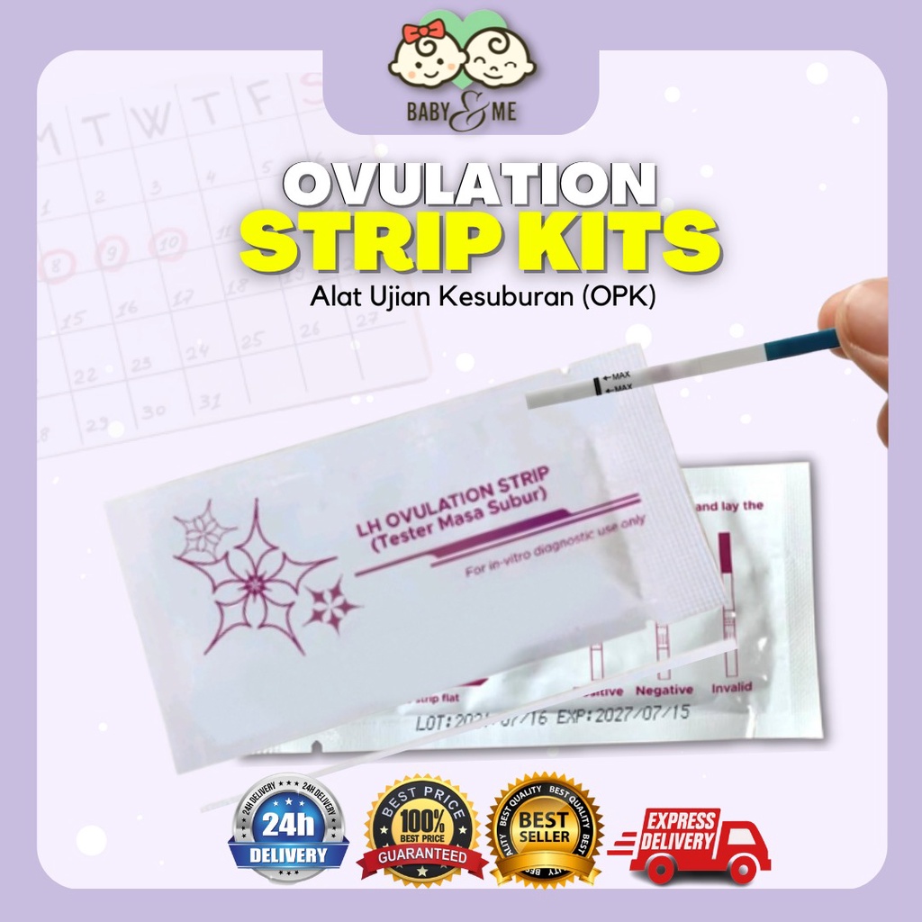 Ovulation Test Strip Kit OPK LH Ovulasi Shopee Malaysia
