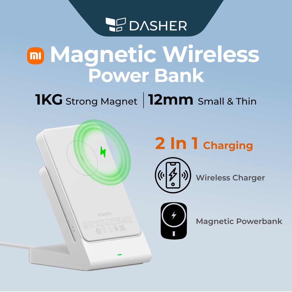 Xiaomi 2 In 1 Wireless Charger & Wireless Powerbank For Fruit