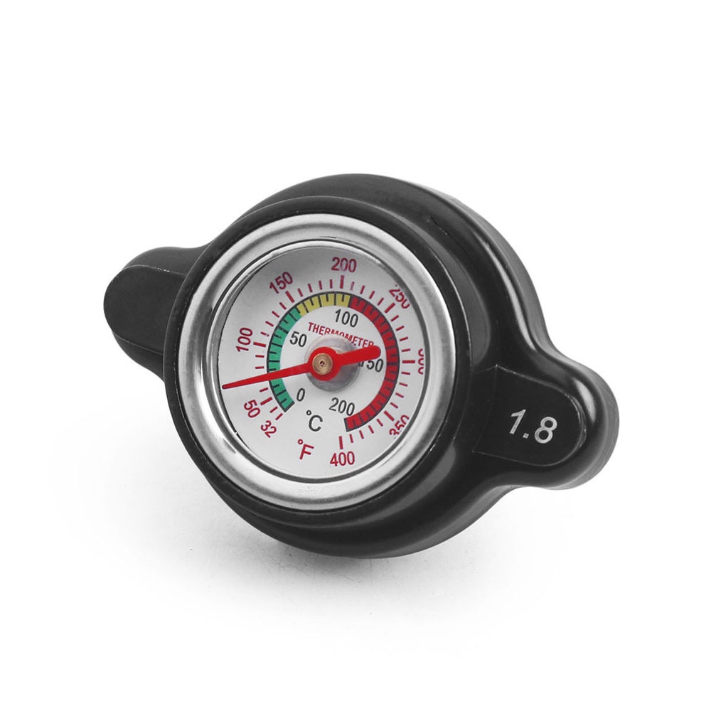 1.8 Bar High Pressure Radiator Cap 25.6psi with Temperature Gauge For