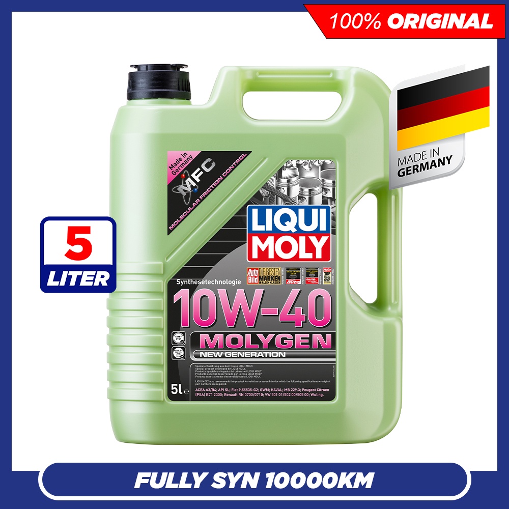 LIQUI MOLY MOLYGEN 10W40 Fully Synthetic Engine Oil (5L/4L) NEW