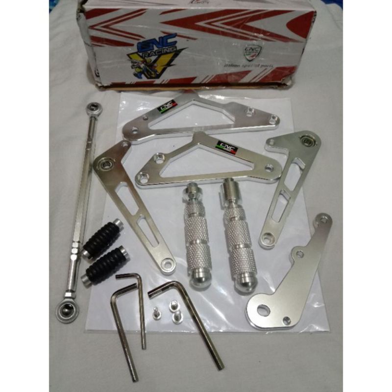 CNC Half Shifter Raider 150 Carb type Black and Silver | Shopee Malaysia