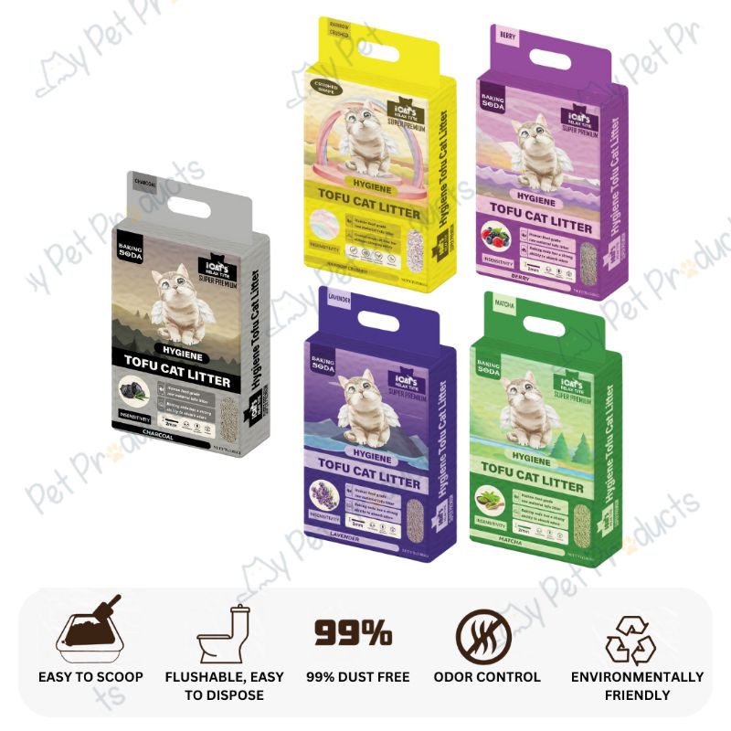 iCats Baking Soda Cat Tofu Litter Sand 7L/2.8KG Shopee Malaysia