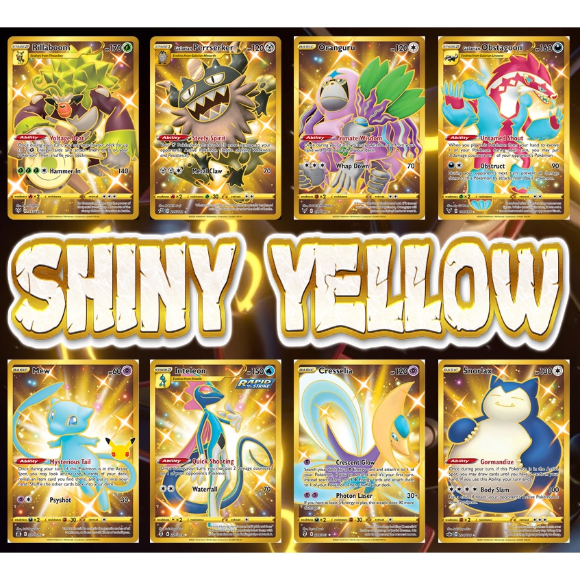 Pokemon Card TCG HOLOGRAM SPECIAL YELLOW SHINY | Shopee Malaysia