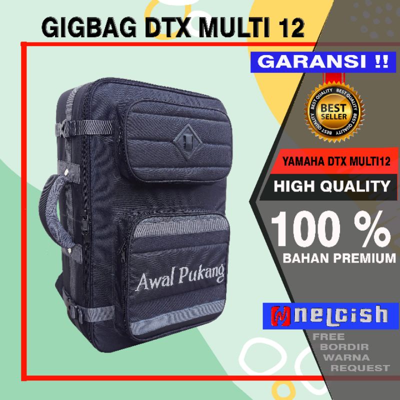 Gigbag Softcase Drumpad Yamaha Multi12 Custom Bag Case Multipad Multi ...