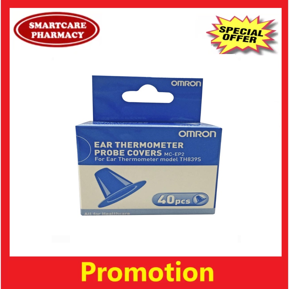 Omron Ear Thermometer Probe Covers TH839S 40's Shopee Malaysia