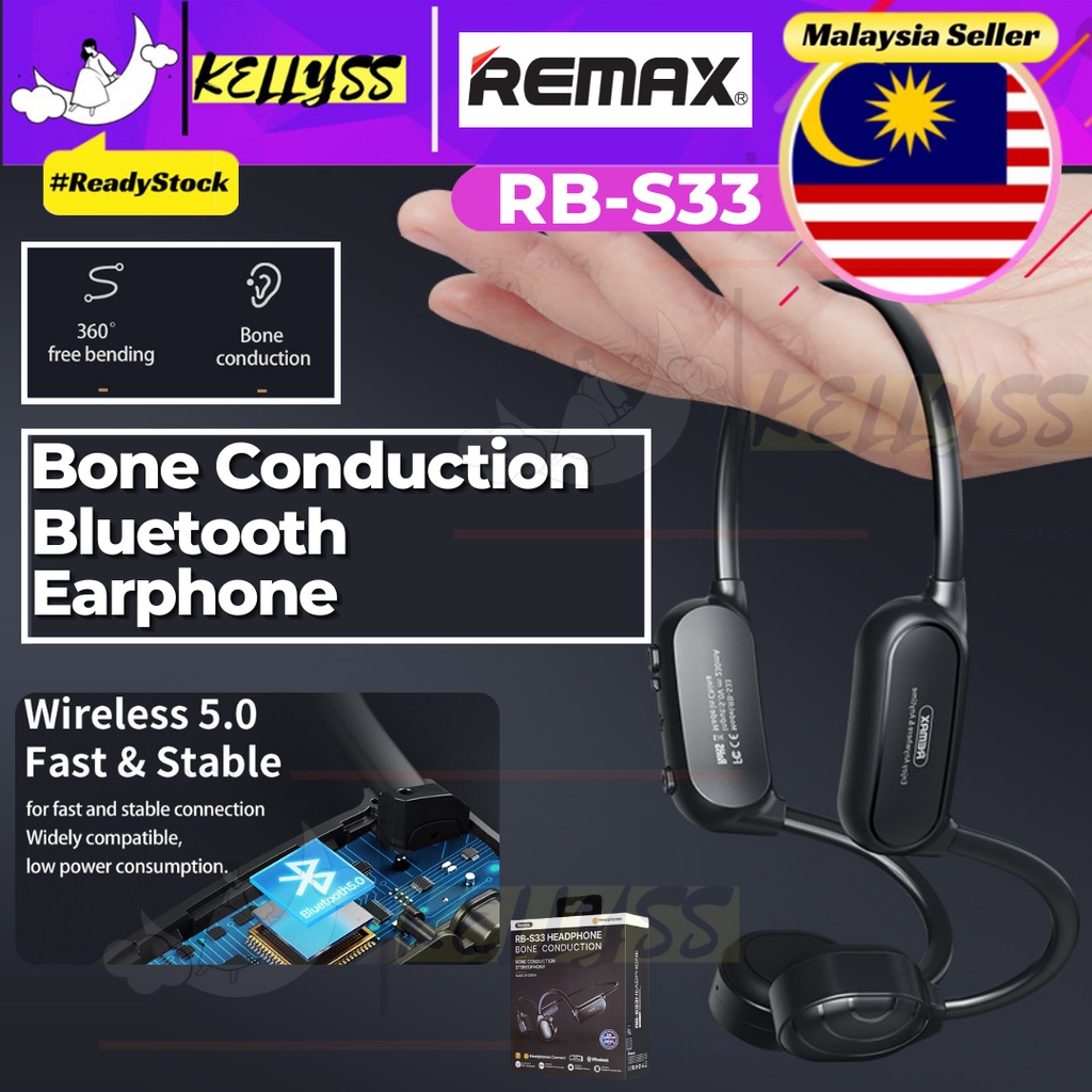 Remax RBS33 Bone Conduction Headphones Bluetooth 5.0 Earphone Sport