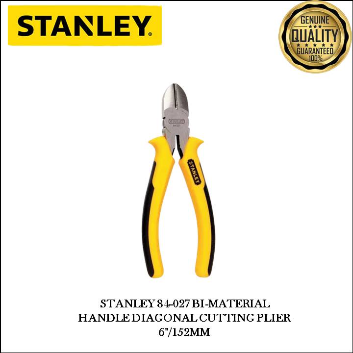 STANLEY 84-027 BI-MATERIAL HANDLE DIAGONAL CUTTING PLIER 6