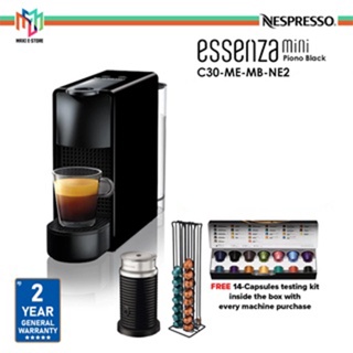 Essenza Mini Black Pod Coffee Machine, Nespresso