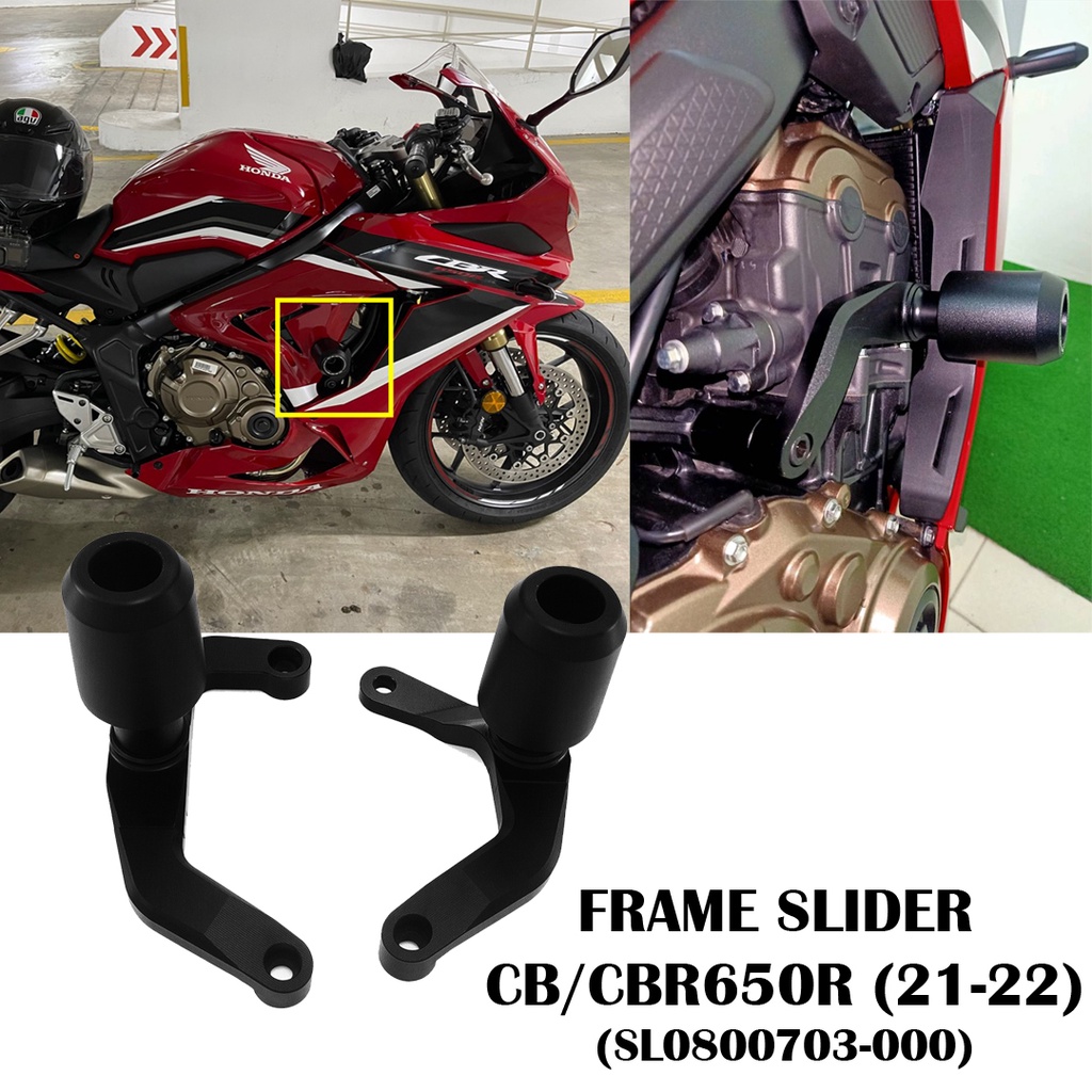 EMS Frame Slider Engine Guard Protector EVT Honda CB650R CBR650R (2021