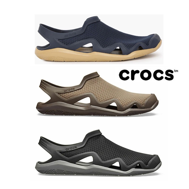 Men's crocs swiftwater cheap mesh wave outdoor sandals