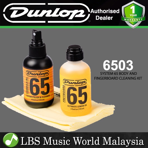 Jim Dunlop 6503 System 65 Guitar Cleaner Polish and Lemon Oil