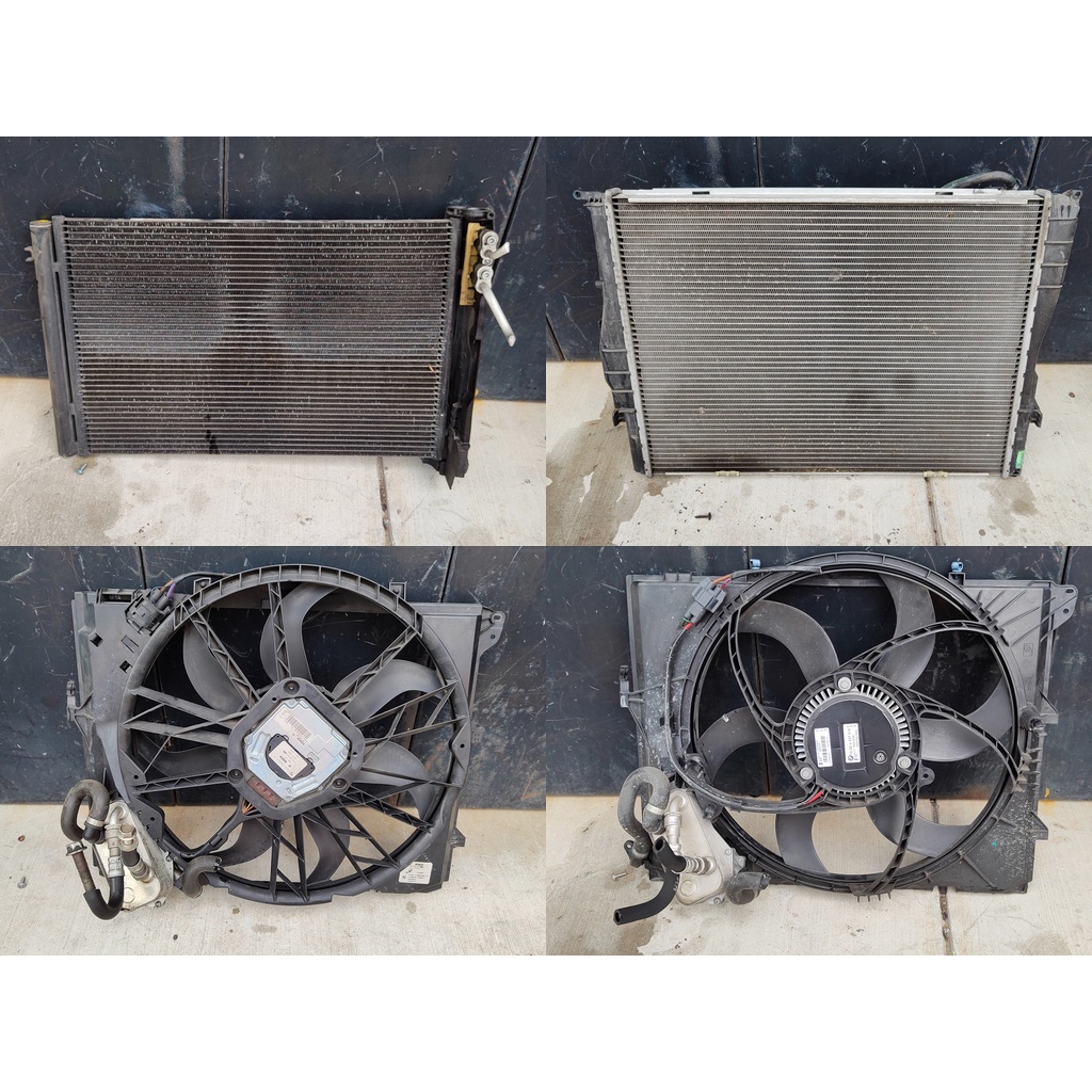 ORIGINAL BMW E90 3 Series Radiator And Cooling Condenser Fan Motor N51