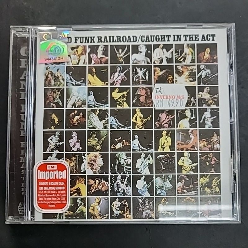 grand funk railroad caught in the act cd