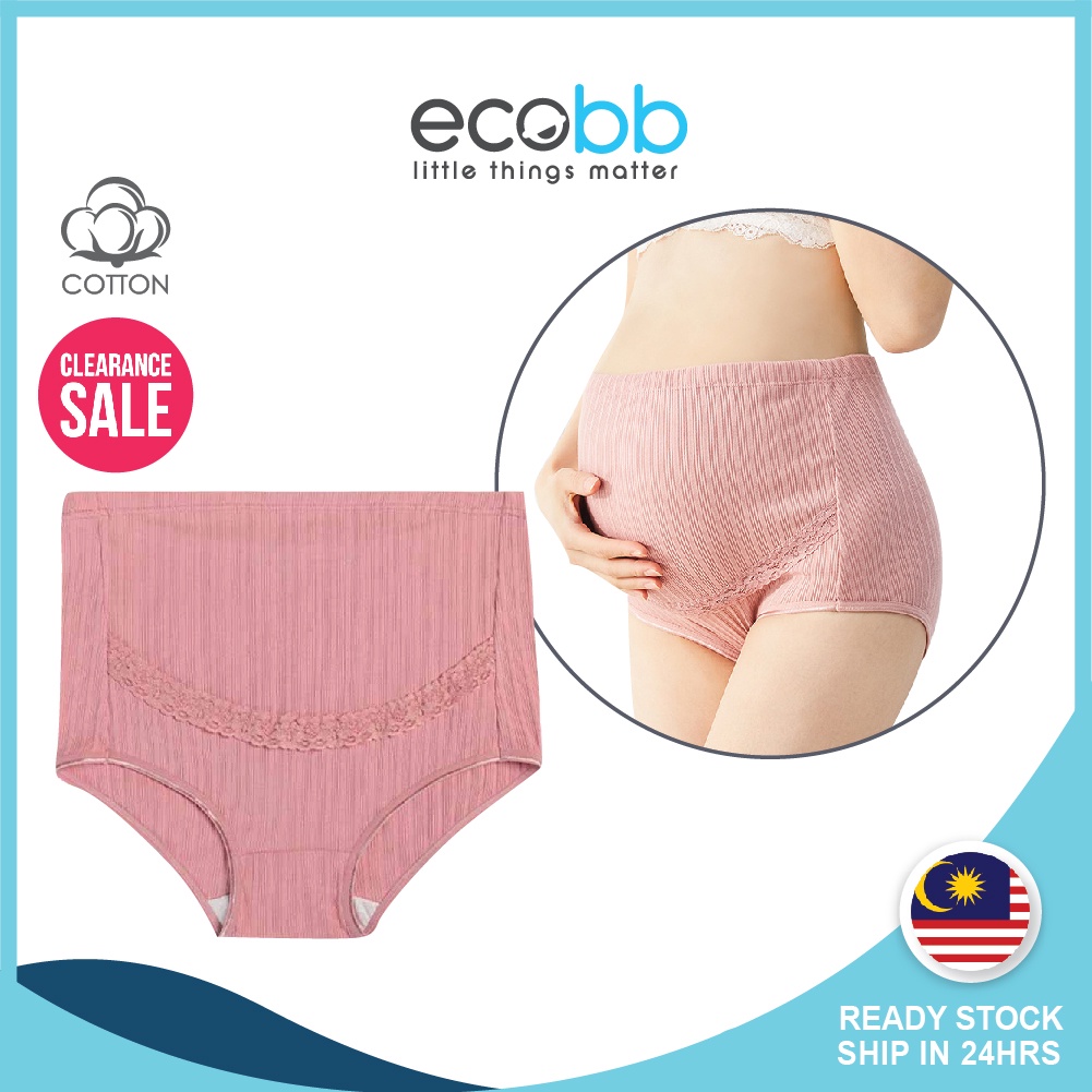 ⚠️Clearance⚠️Red High Waist Pregnancy Maternity Underwear Maternity Pant Maternity  Panties Seluar Dalam Mengandung