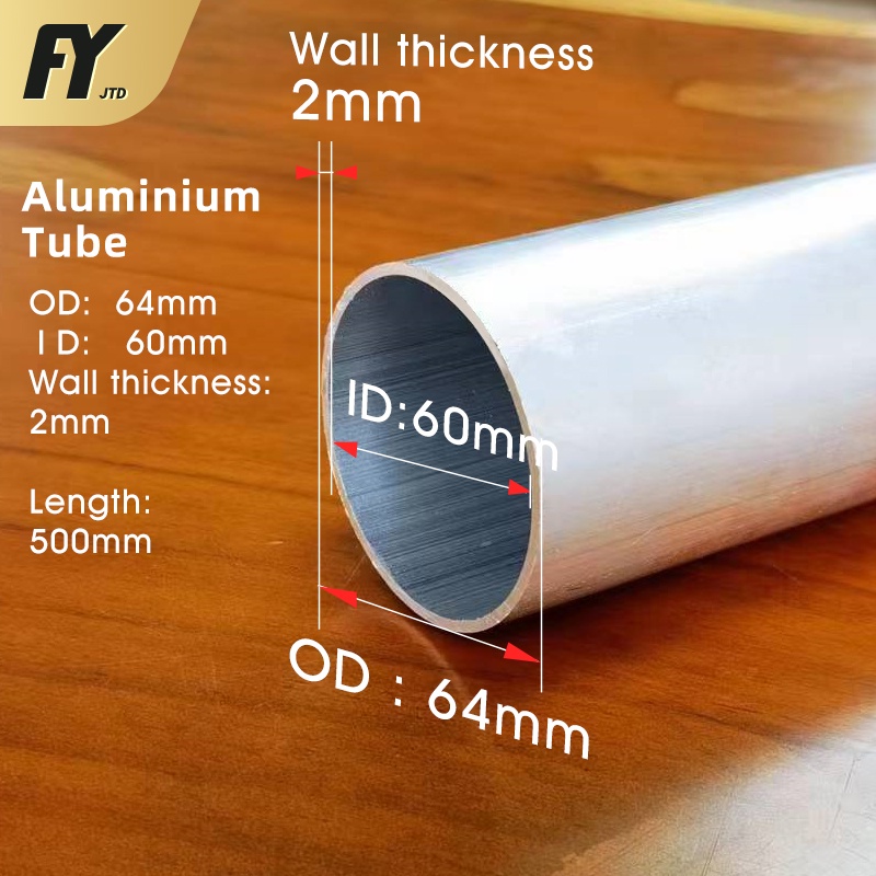 Fuyi Aluminum Tube Od Mm Id Mm Alloy Tube Mm Outer Diameter Mm