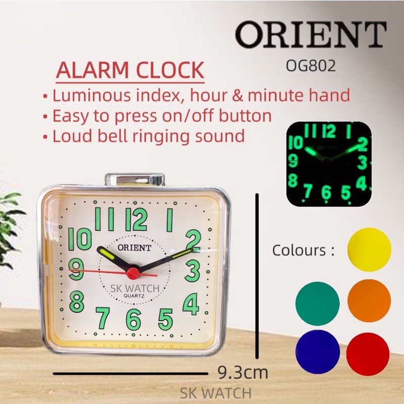 Orient Alarm Clock / OG802 / Jam Loceng Kuat Shopee Malaysia