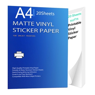 Premium Printable Waterproof Vinyl Sticker Paper For Inkjet And