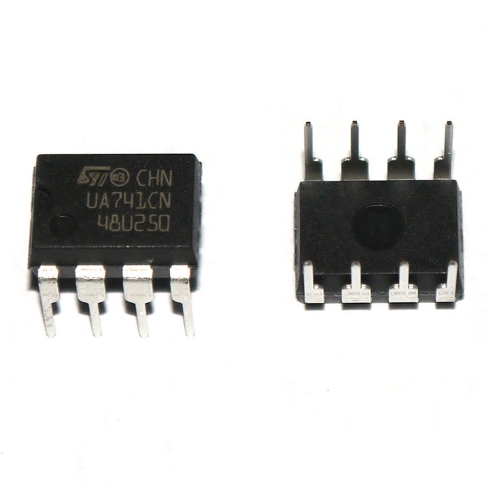 UA741 741 IC DIP 8 Pin Single Operational Amplifier IC Base Socket 8 ...