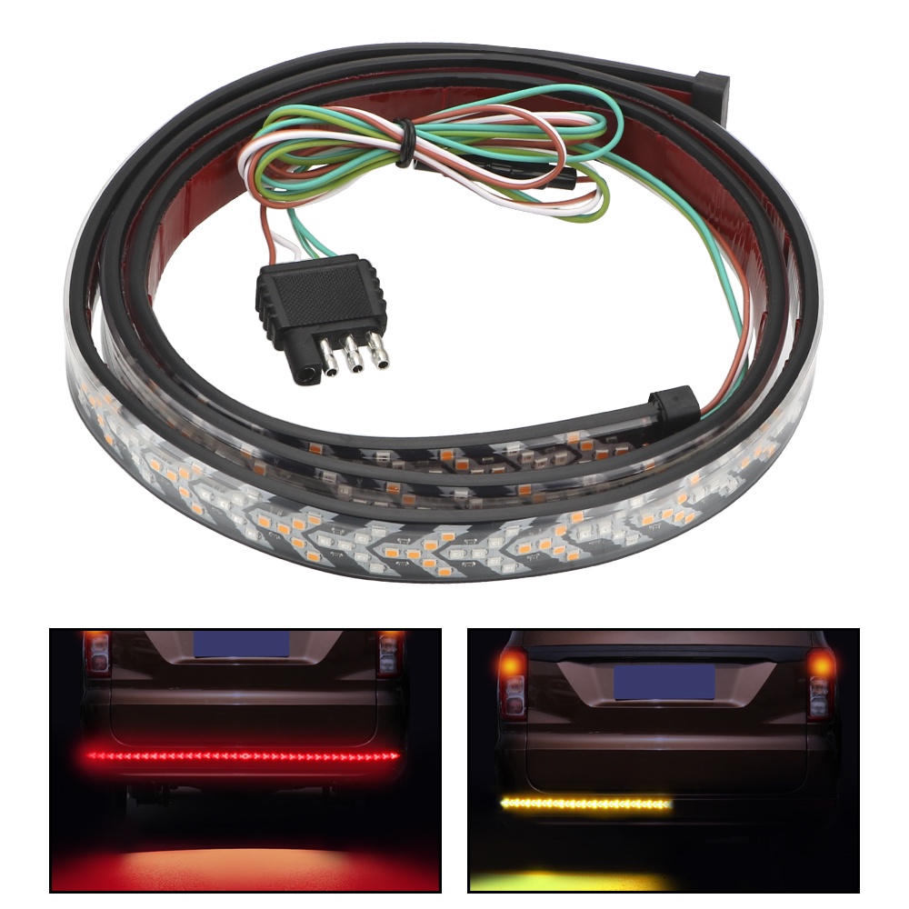 Universal LED Car Rear Trunk Brake Lights Car Tail Light Bar 12V