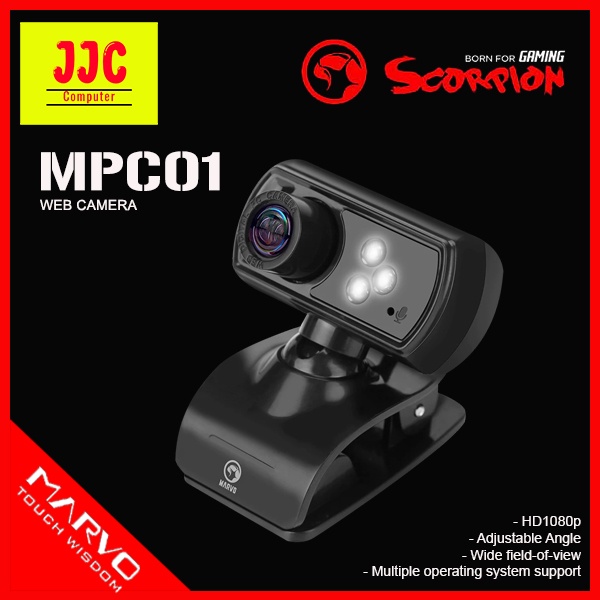 MARVO SCORPION MPC01 WEB CAMERA Shopee Malaysia