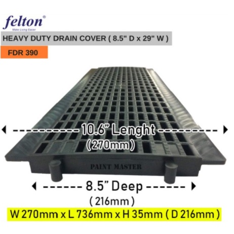 FELTON Drain Cover PVC Penutup Longkang Plastic Tutup Longkang Plastik ...