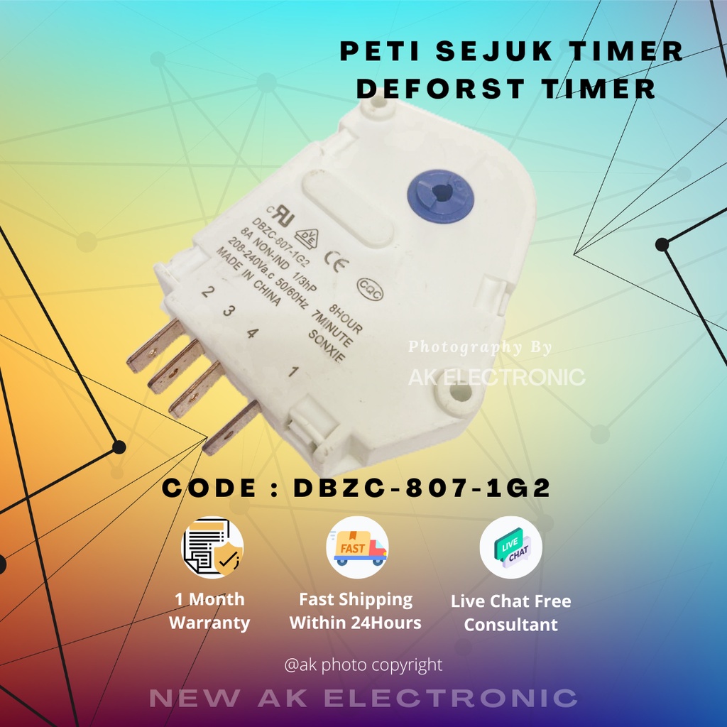 DBZC-807-1G2 Fridge Refrigerator Defrost Timer | Shopee Malaysia
