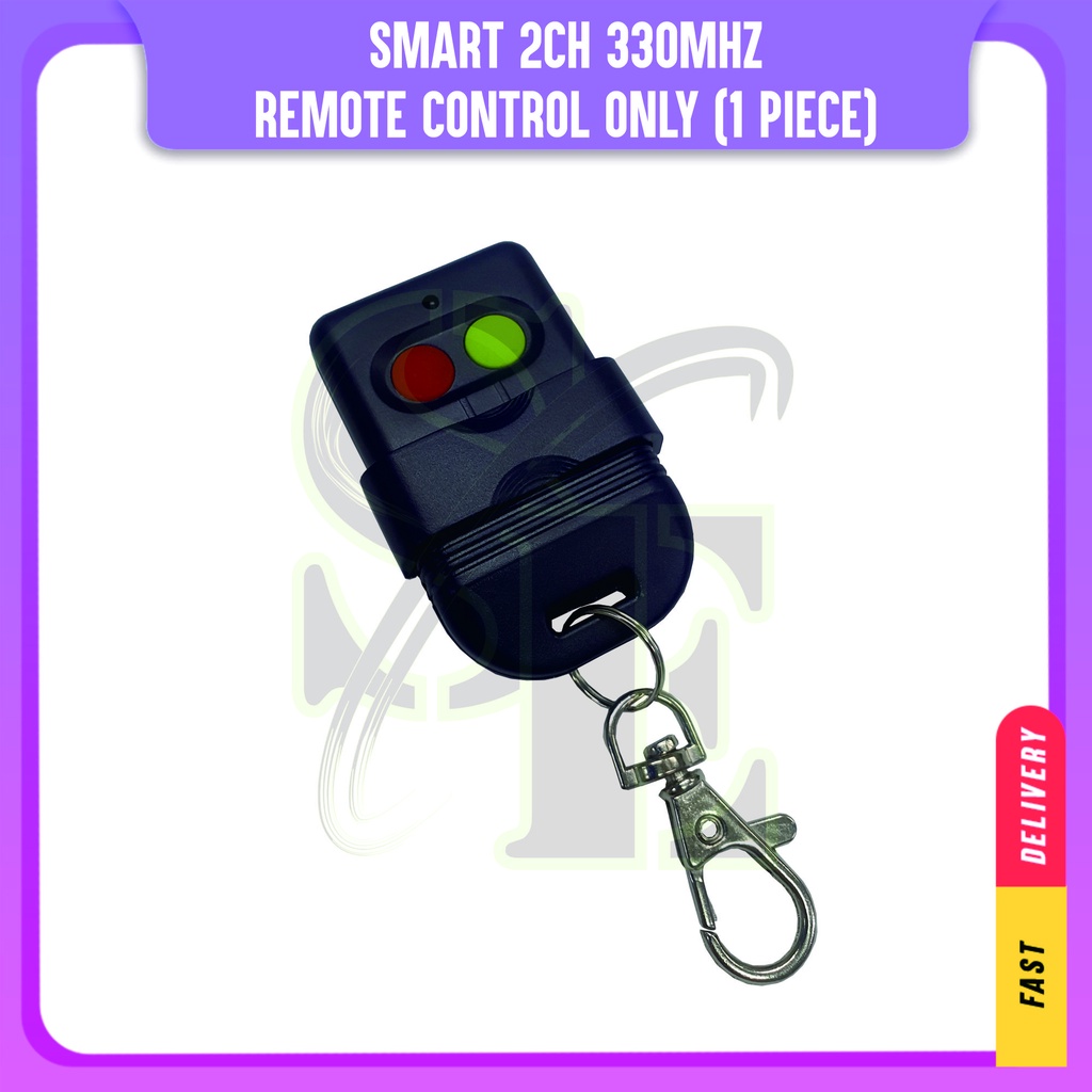 Autogate, Alarm, Door Access Remote Control Only 2CH 330mhz (DIP SWITCH
