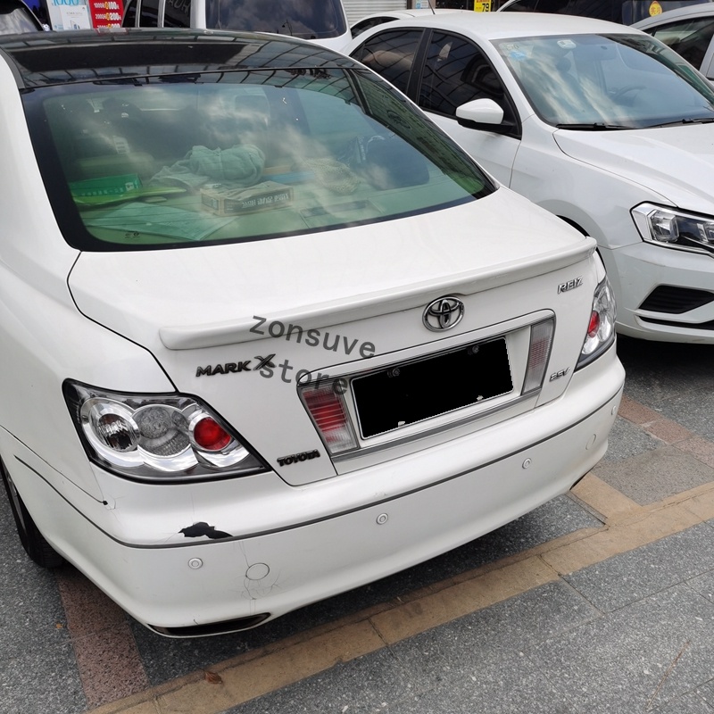 Use For Toyota Mark X Year Spoiler Sport ABS Plastic Carbon Fiber Look ...