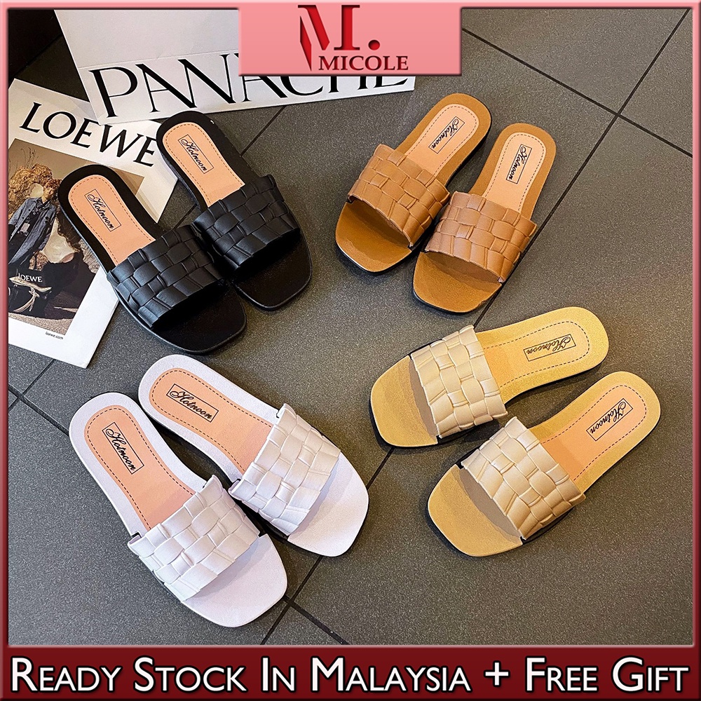 Ready Stock MICOLE S116 Svanna Sandal Women's Shoe Kasut Slipper Lady ...