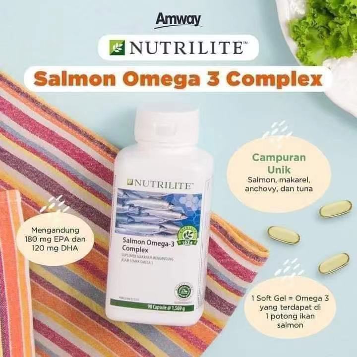 Amway NUTRILITE Salmon Omega Complex (60sg/120sg) Shopee Malaysia