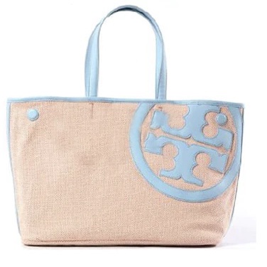 Lonnie Canvas Tote MandarinOrange Skylark TORY BURCH Shopee Malaysia